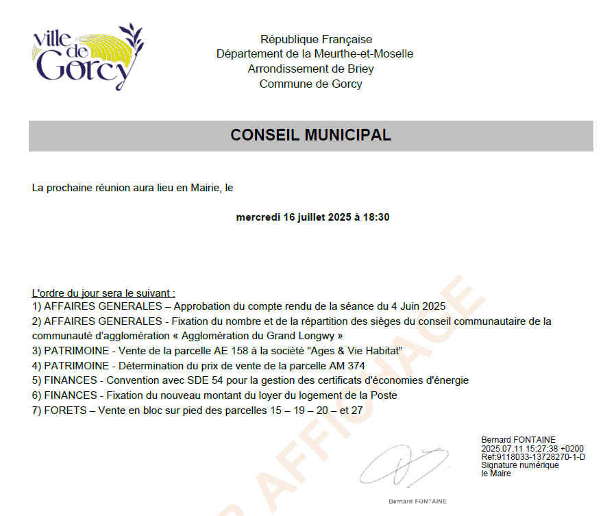 CM juillet 2025